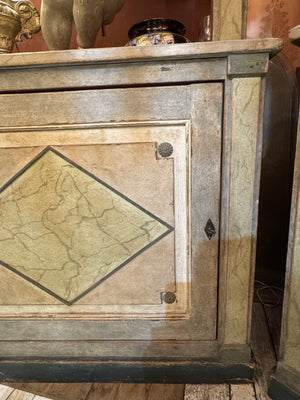 Pair French Cabinets with Shelves