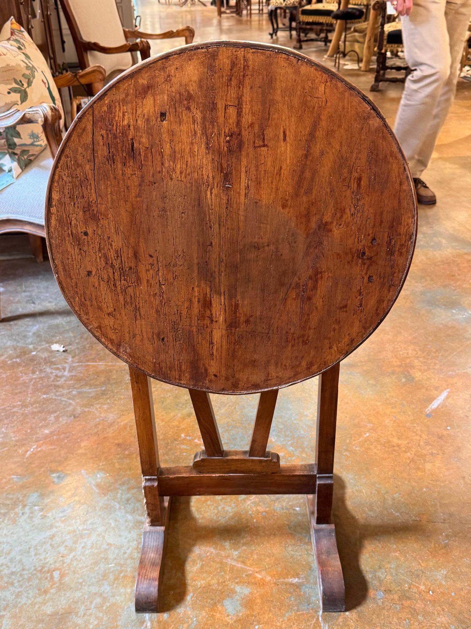 French Tilt Top Wine Table – HeatherCookAntiques