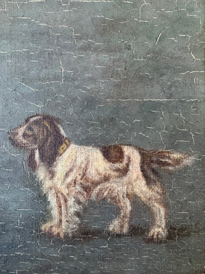 French Portrait of a Man and Dog