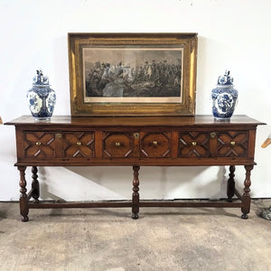English Oak Dresser Base