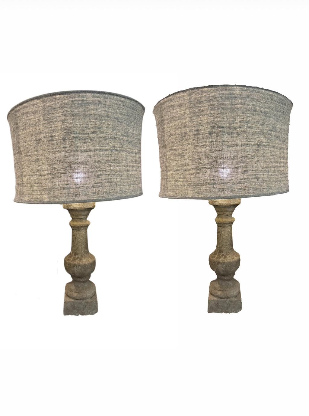 French Balustrade Lamps (three pair avail)