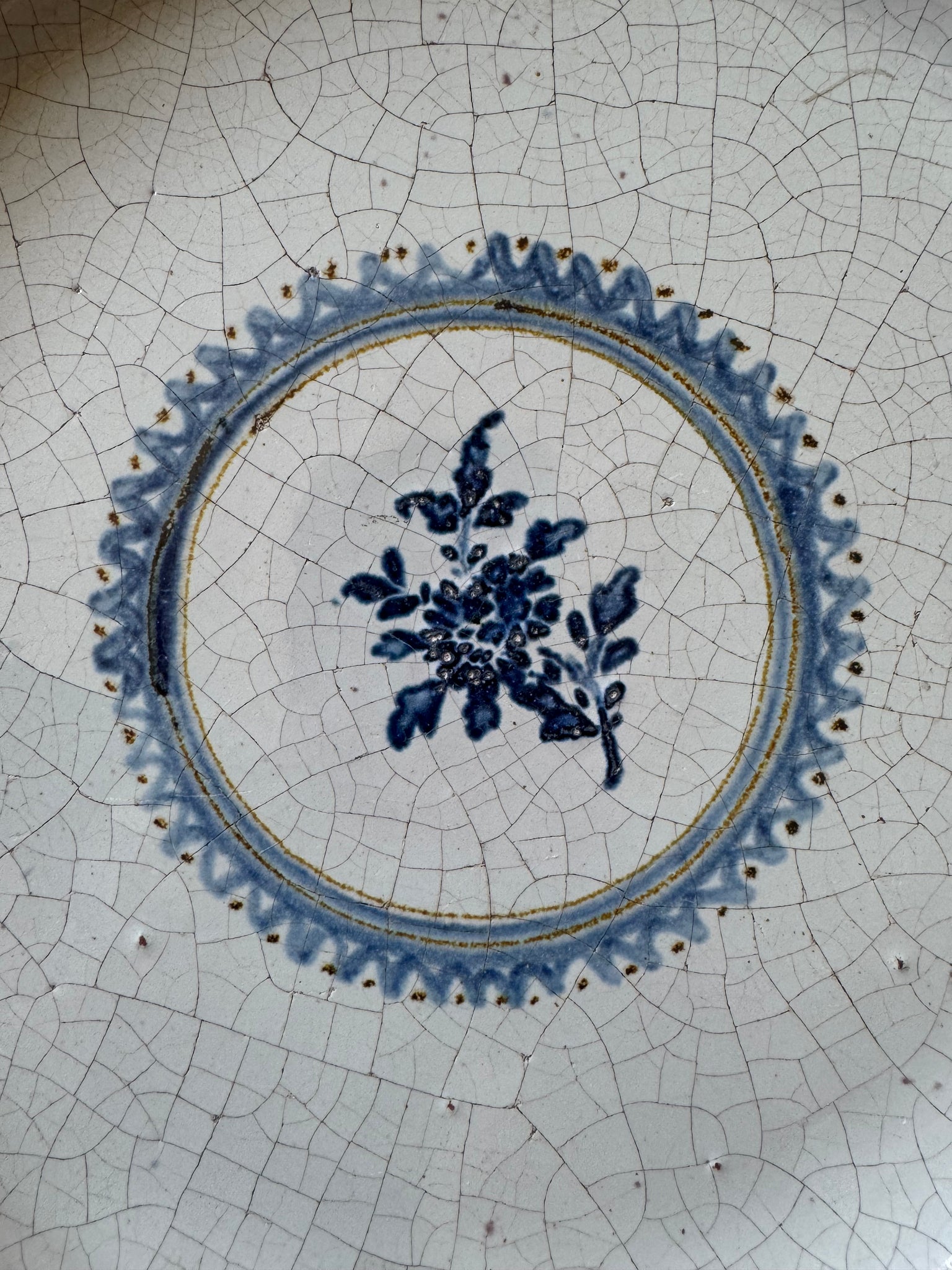 French 19th c Platter