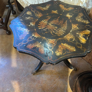 English Lacquer Side Table