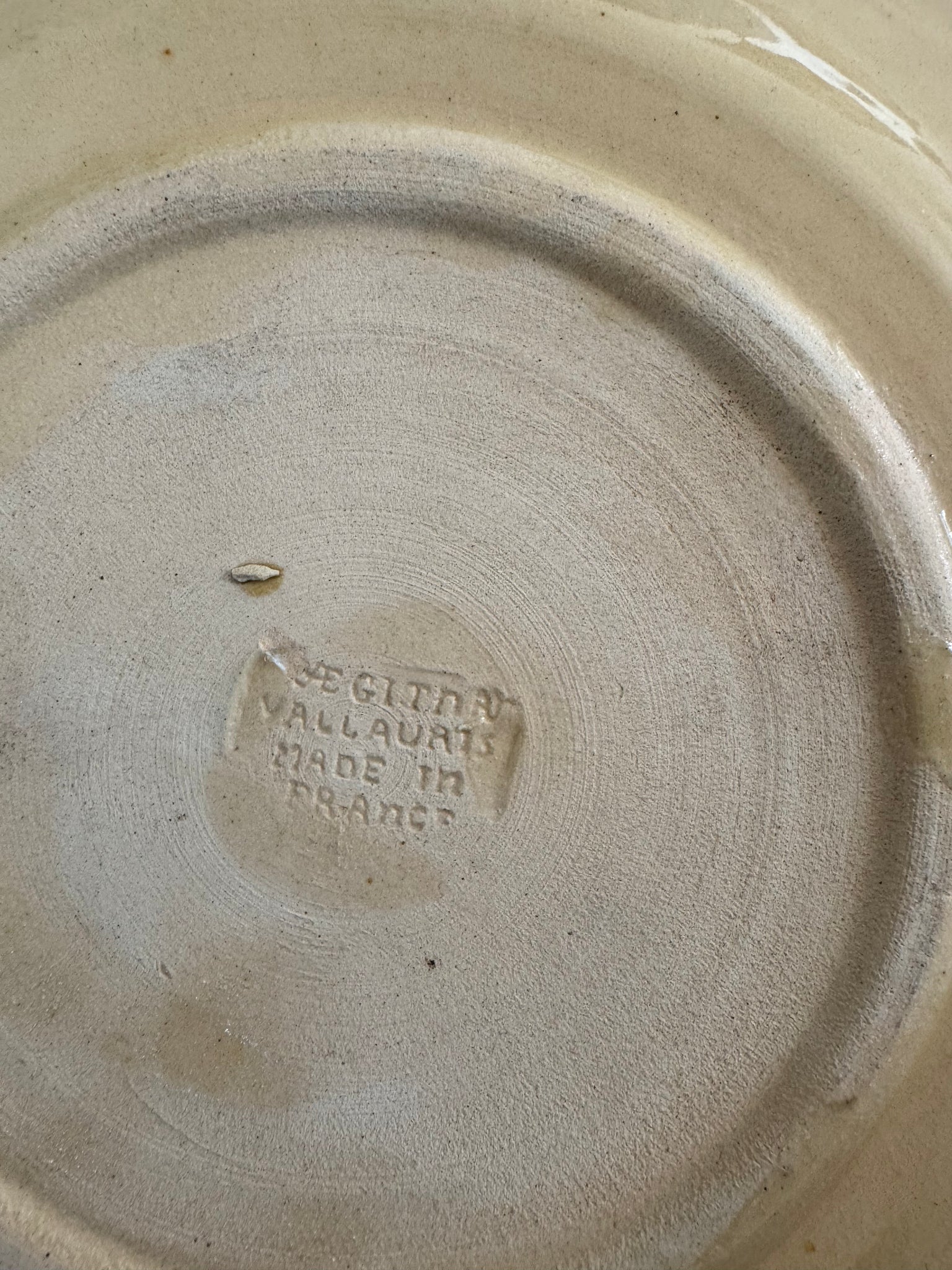 French Pottery Pinecone Plates, S/5