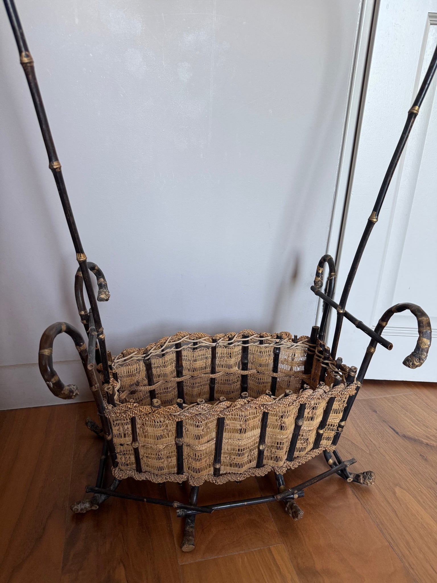 French Napoleon III Large Basket