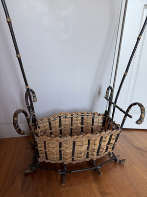 French Napoleon III Large Basket