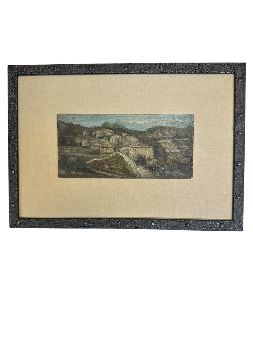 French Oil on Board