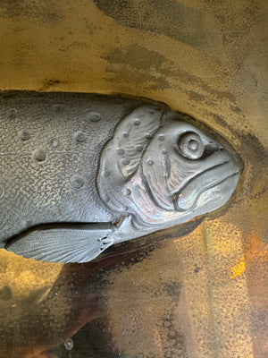 Italian Brass Fish Plaques