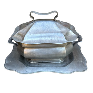 French Pewter Tureen