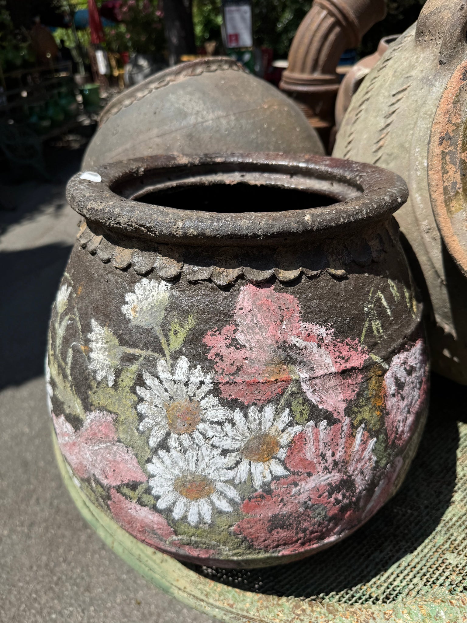French Painted Jardiniere