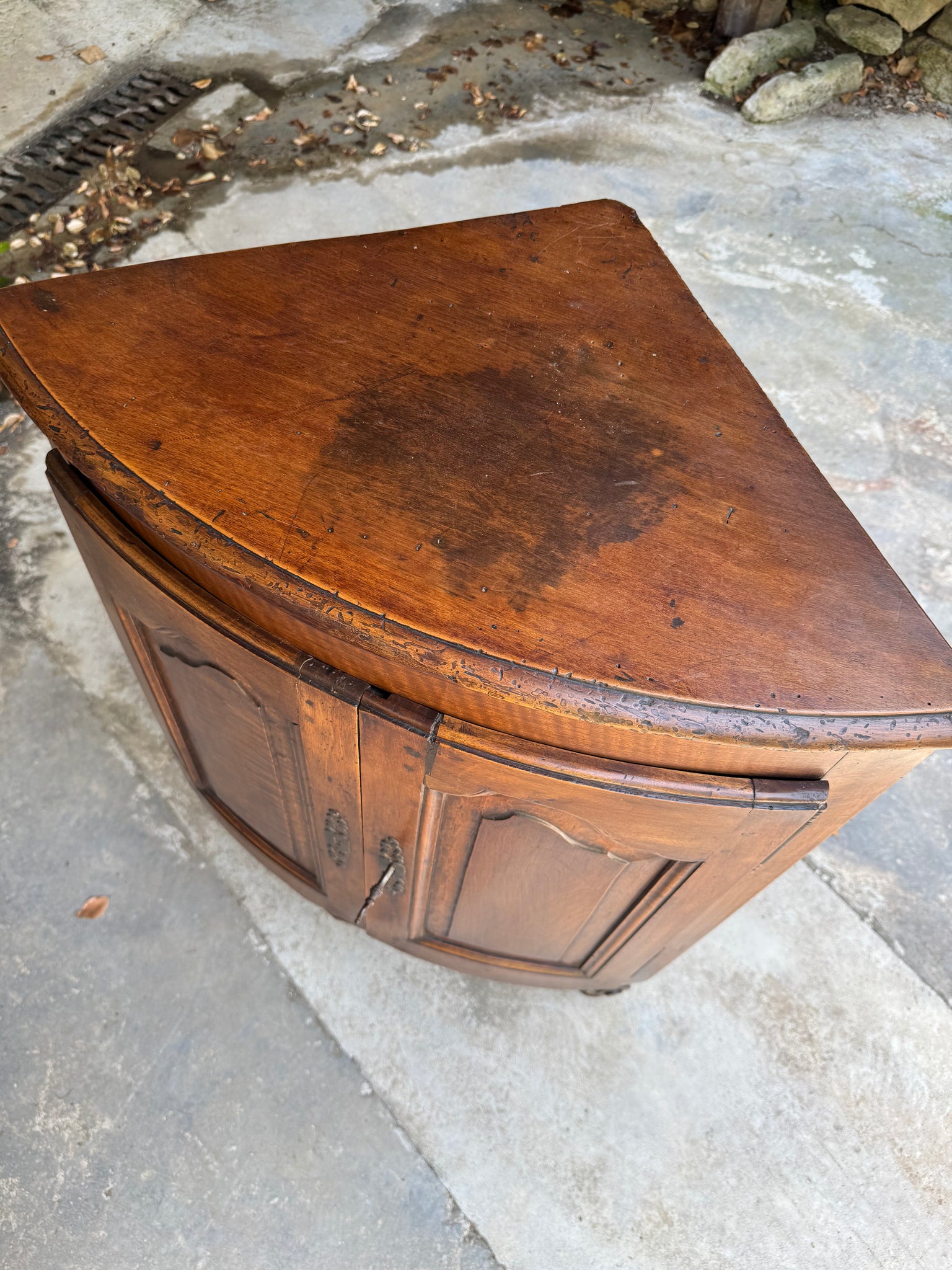 French 19th c Corner Cabinet