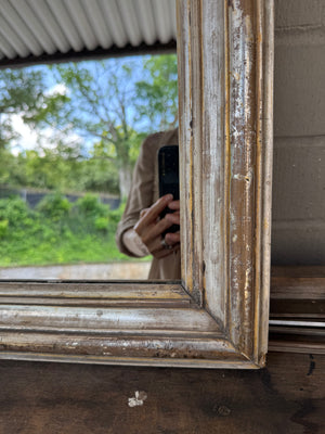 Silver Gilt Petit Louis Philippe Mirror
