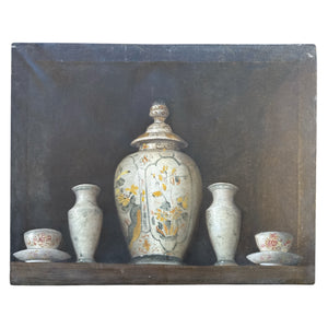 French Still Life Of Porcelain