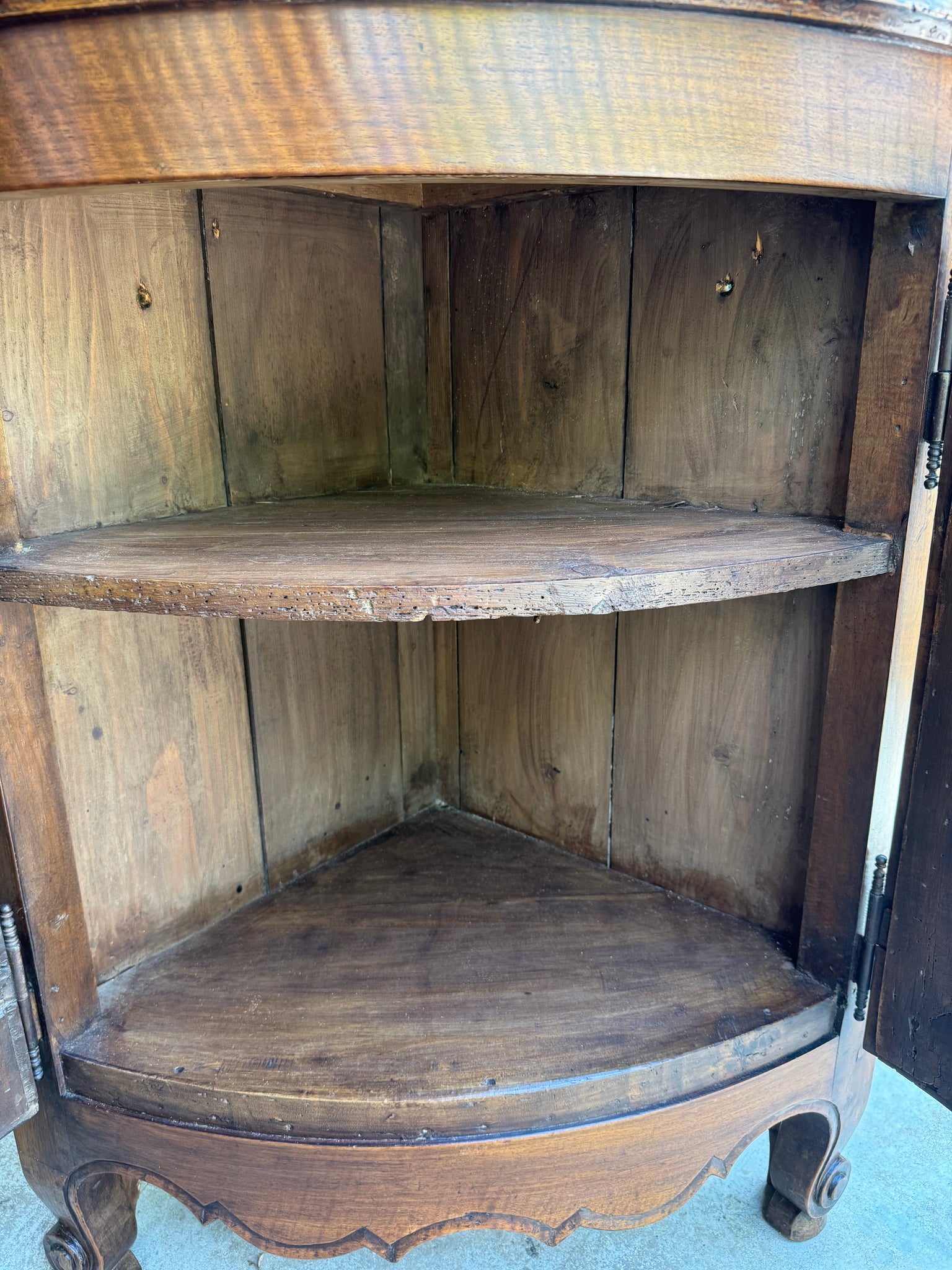 French 19th c Corner Cabinet