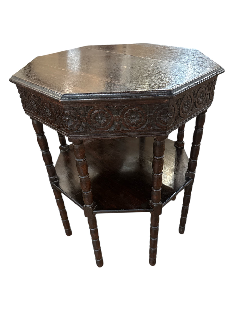 French Octagon Side Table