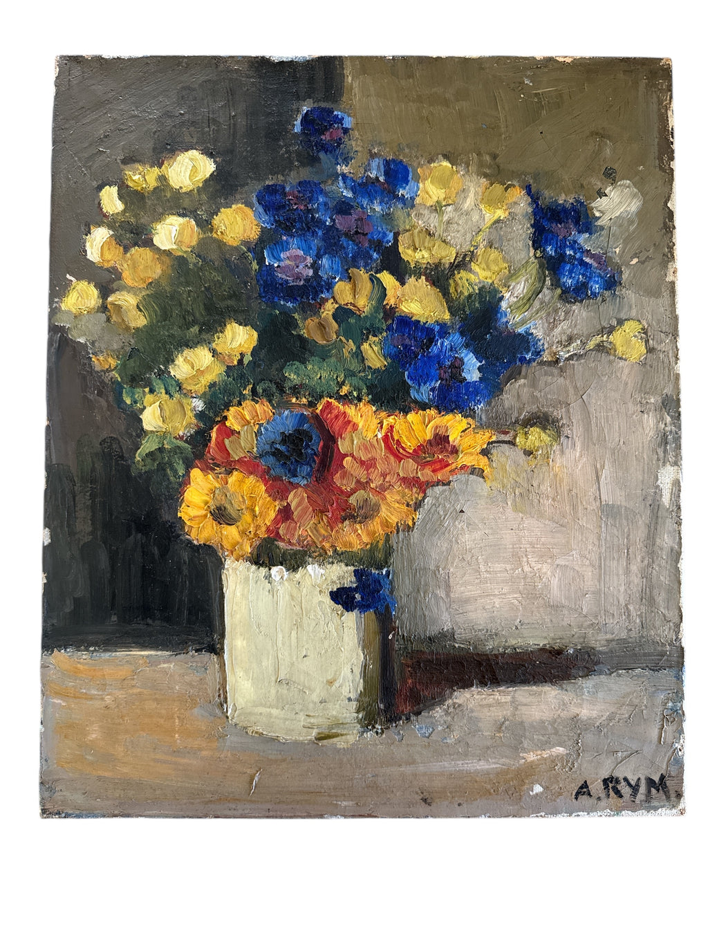 French Oil on Canvas