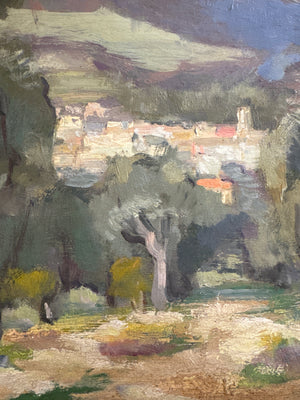 French Oil on Canvas