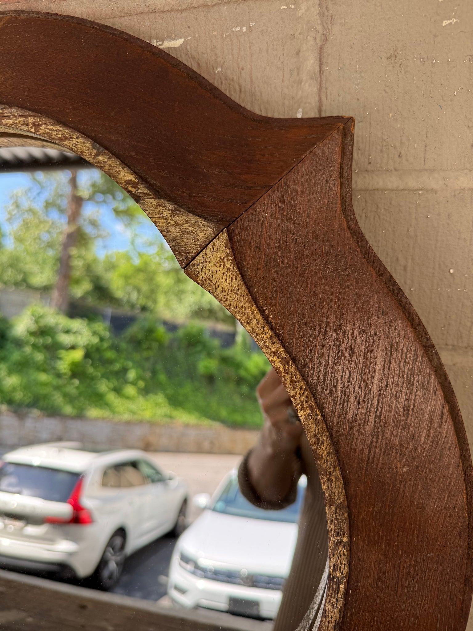 French Round Mirror