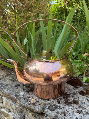 French Copper Teapot