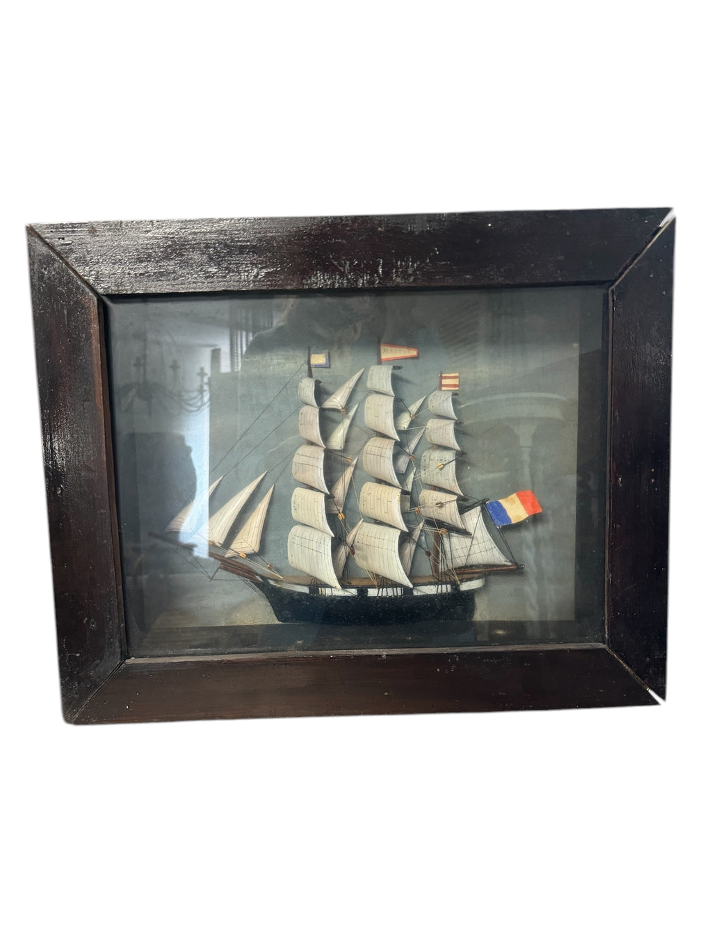 French Ship Diorama