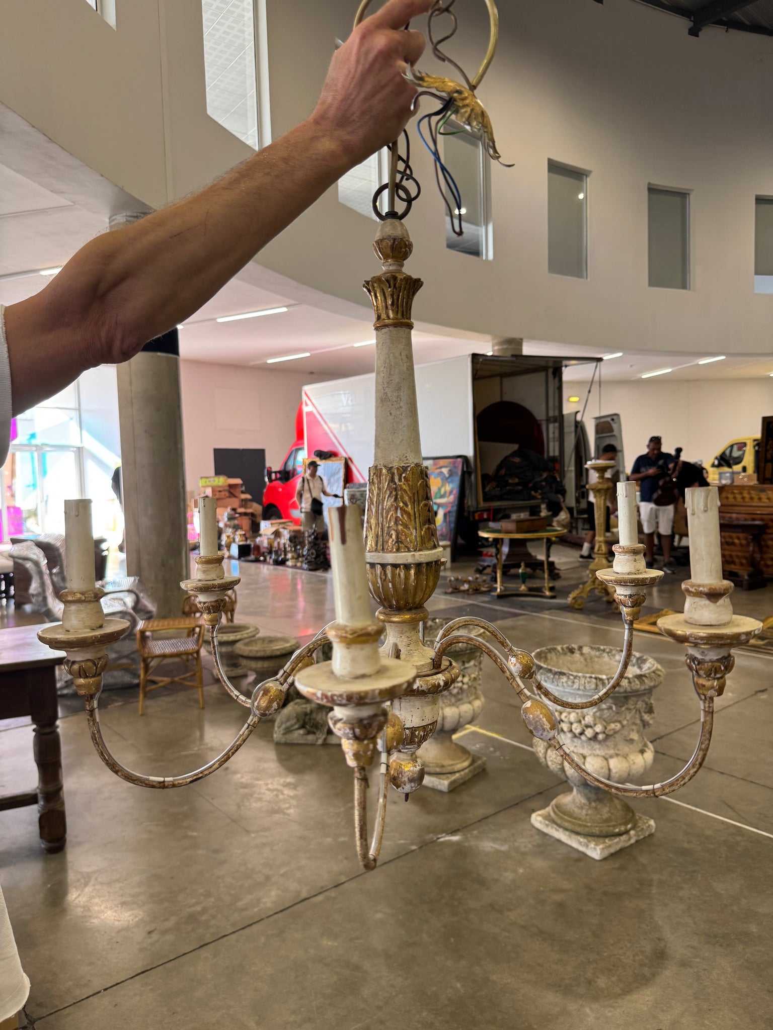 Pair Italian Chandeliers