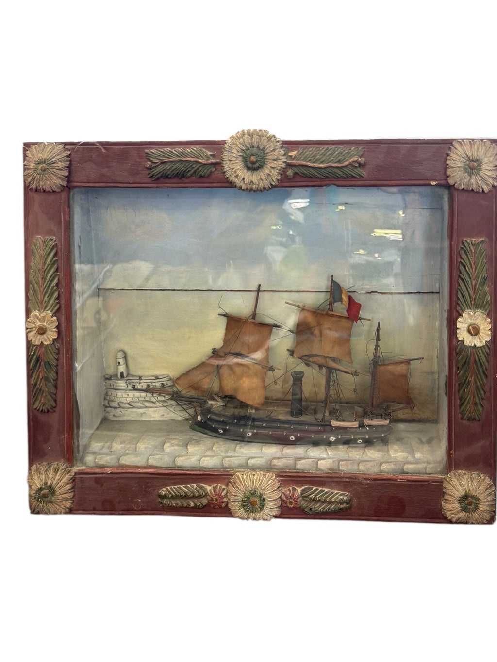 French Ship Diarama