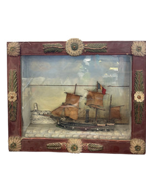 French Ship Diarama