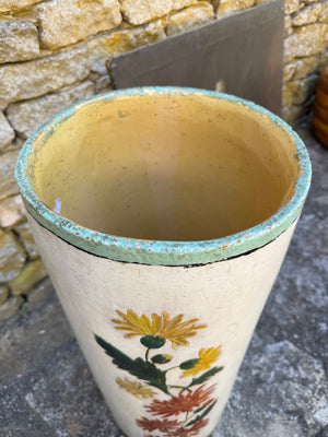 French Ceramic Umbrella Stand