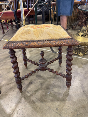 French Needlepoint Bench