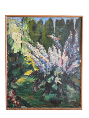 French Floral oil on Canvas