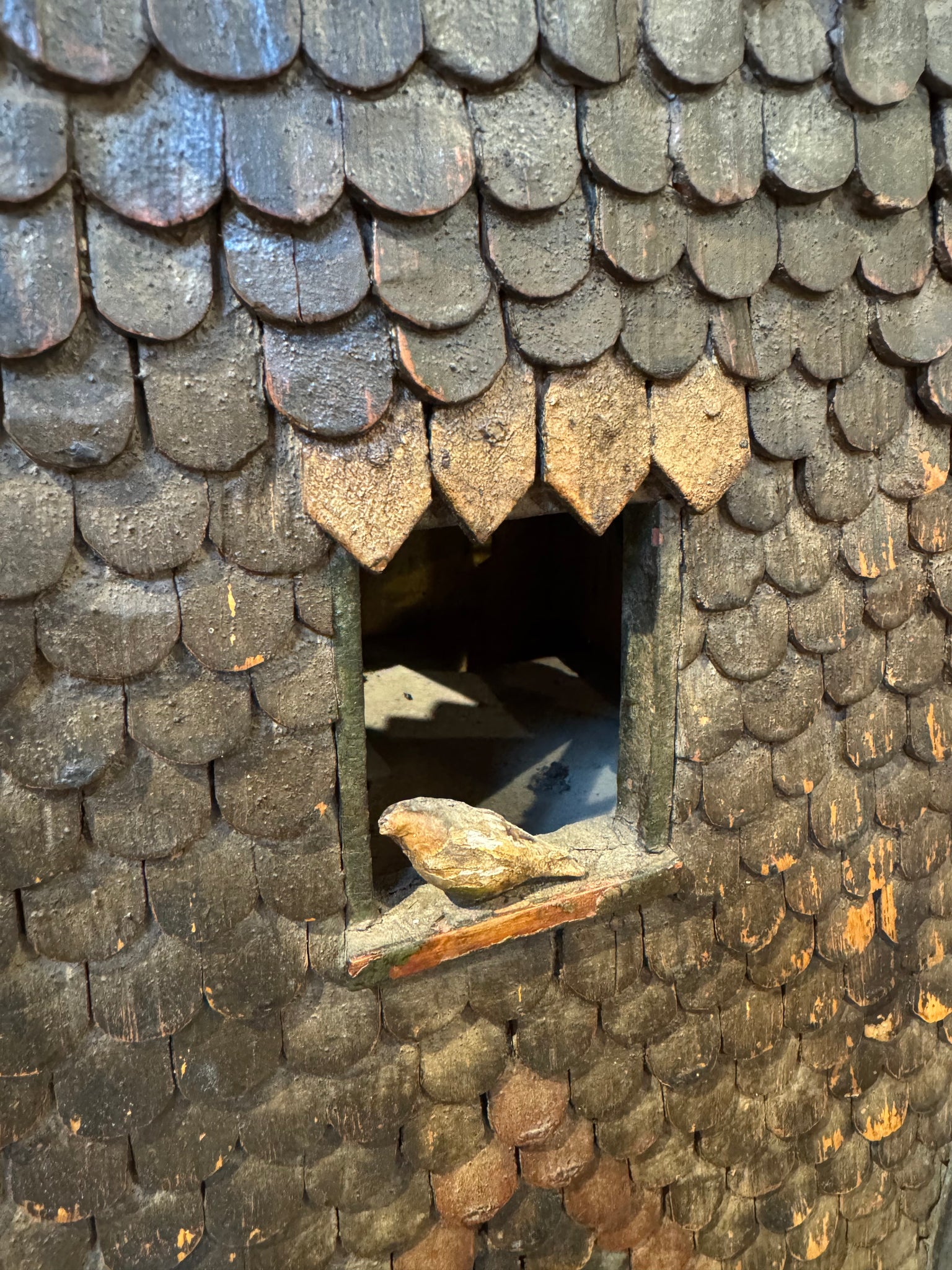 French Tramp Art Birdhouse