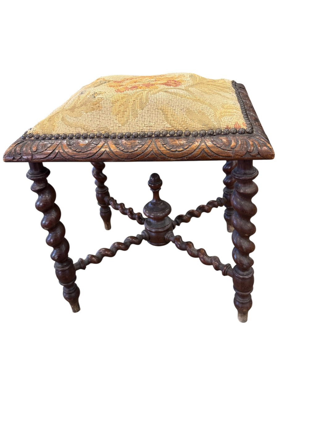French Needlepoint Bench