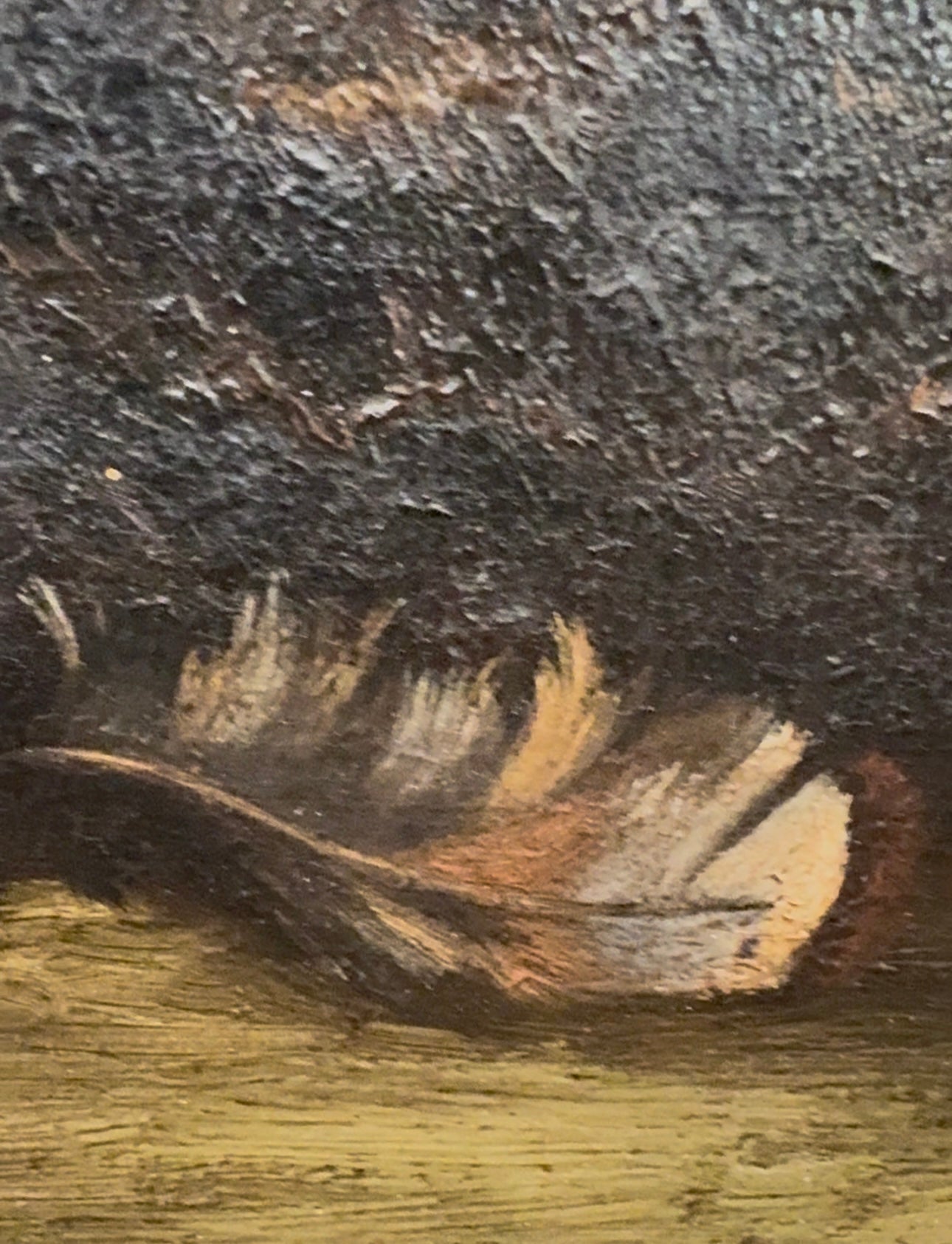 Large 19th c French Dog Portrait