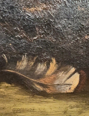 Large 19th c French Dog Portrait