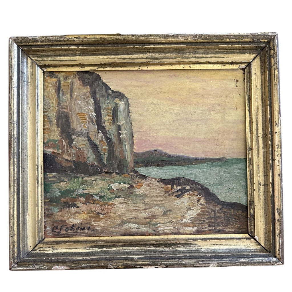 French Oil on Board