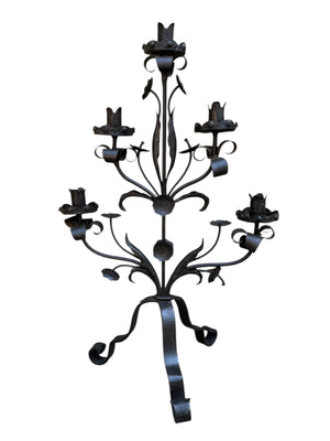 French Wrought Iron Candelabra