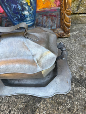 French Pewter Tureen