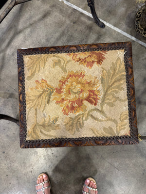 French Needlepoint Bench