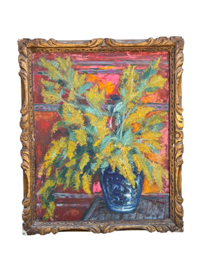 French Oil on Board