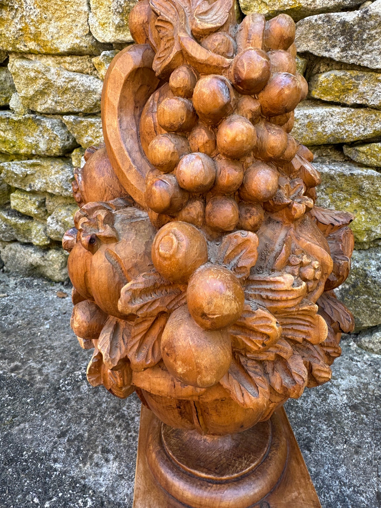 Carved French Lamp