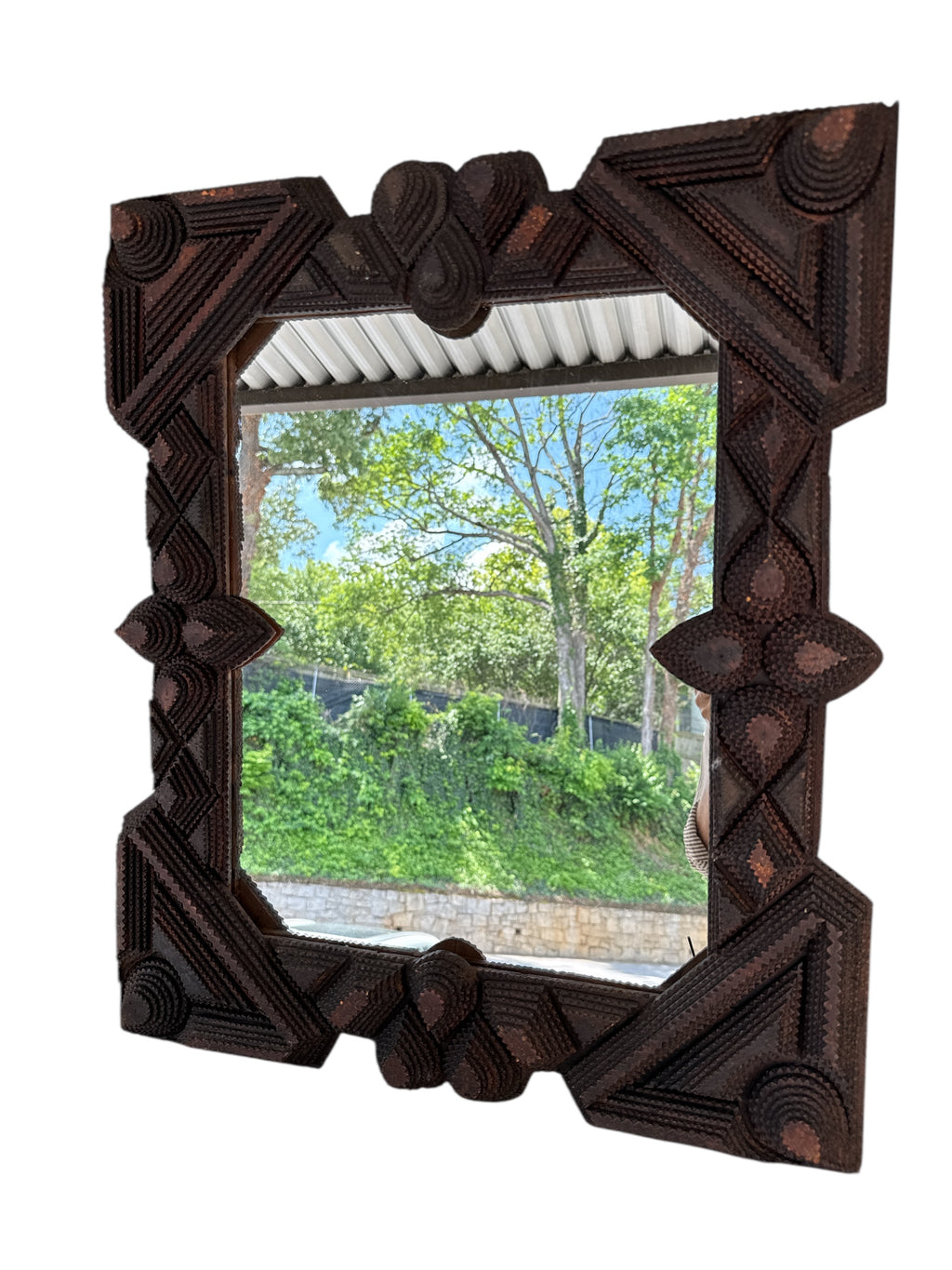 Tramp Art Mirror