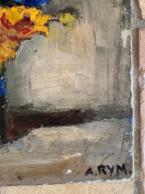 French Oil on Canvas