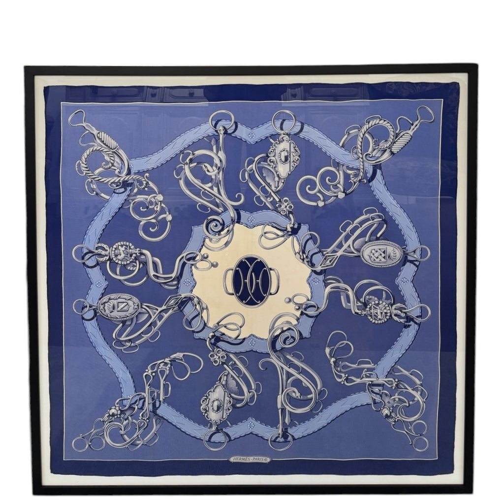 Framed Hermes Scarf