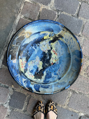 Large French Pottery Bowl