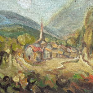 French Oil on Canvas