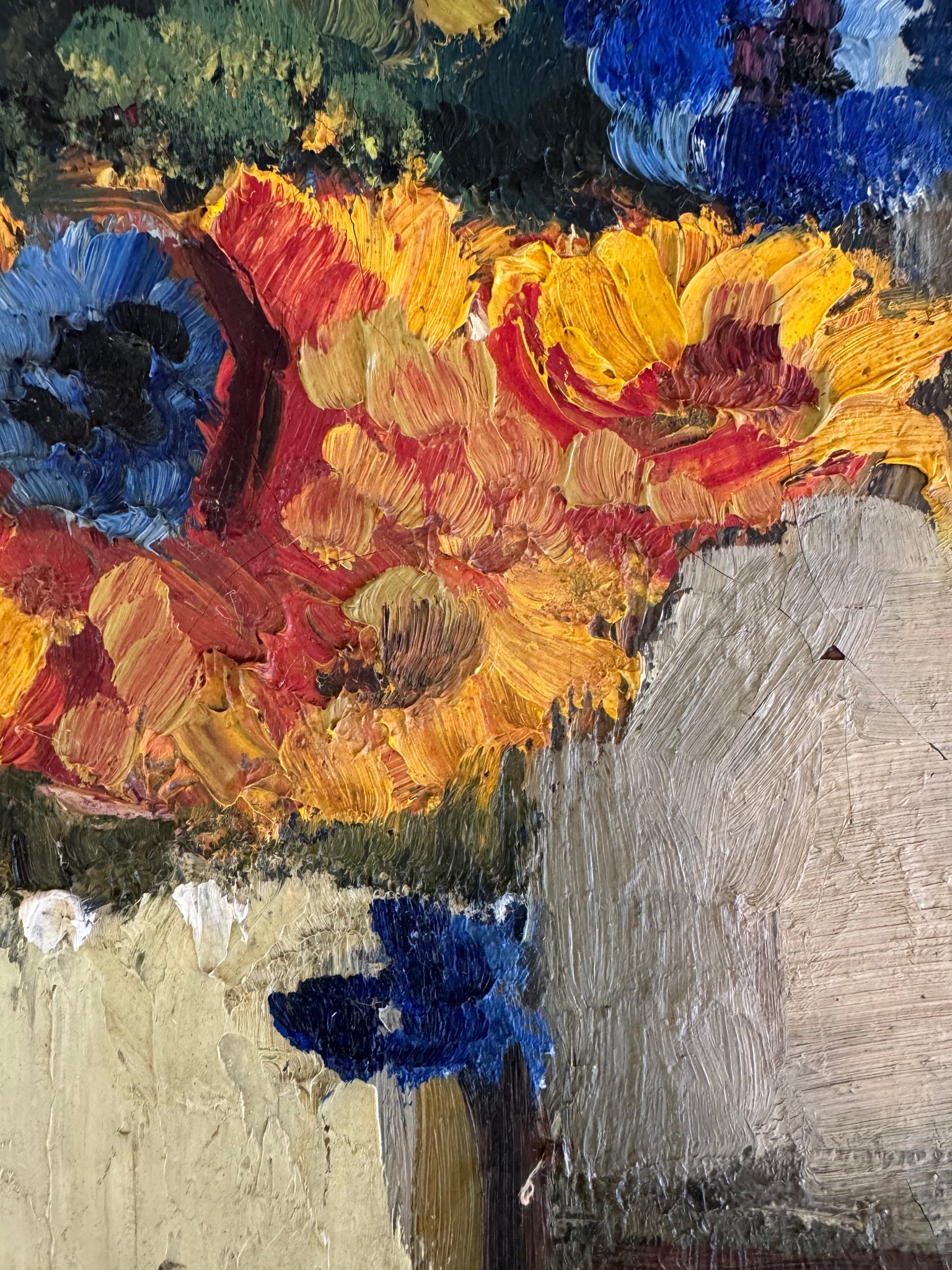 French Oil on Canvas