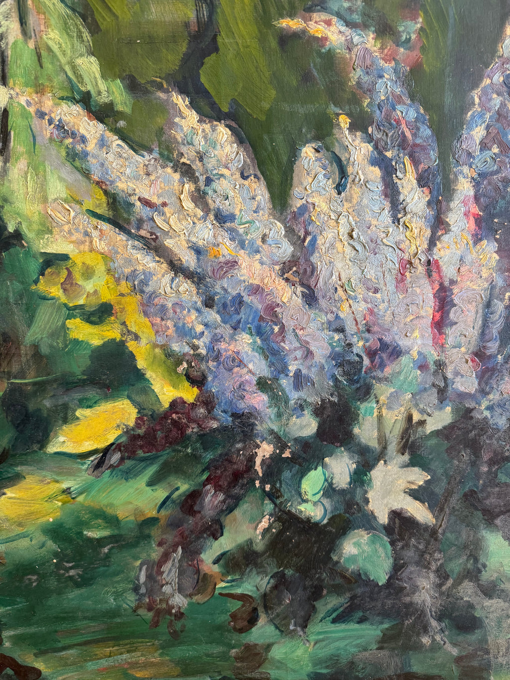 French Floral oil on Canvas