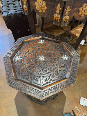 Moroccan Inlaid Drink Table