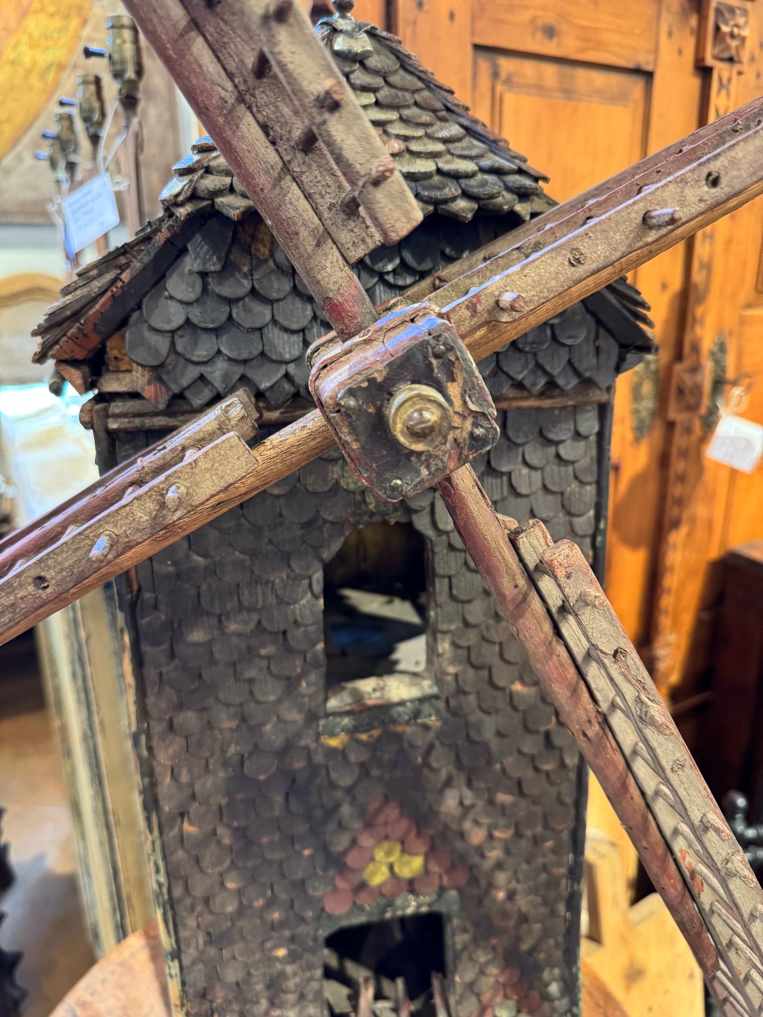 French Tramp Art Birdhouse