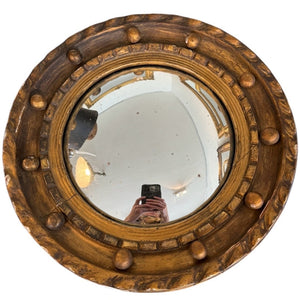 French Gilt Bullseye Mirror